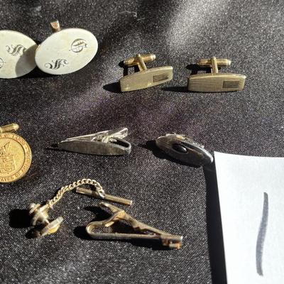 Cuff Links and Tie Tack Lot