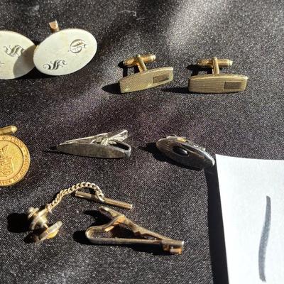 Cuff Links and Tie Tack Lot