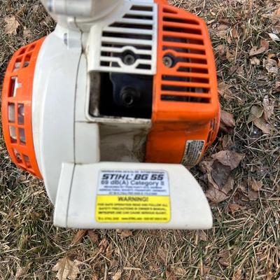 STIHL BG55 AND CRAFTSMAN LEAF BLOWERS “FOR PARTS ONLY” WITH GAS CONTAINER