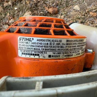 STIHL BG55 AND CRAFTSMAN LEAF BLOWERS “FOR PARTS ONLY” WITH GAS CONTAINER