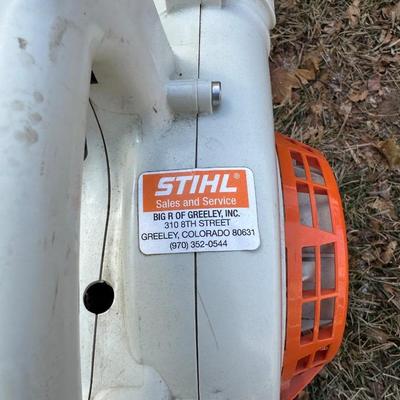 STIHL BG55 AND CRAFTSMAN LEAF BLOWERS “FOR PARTS ONLY” WITH GAS CONTAINER