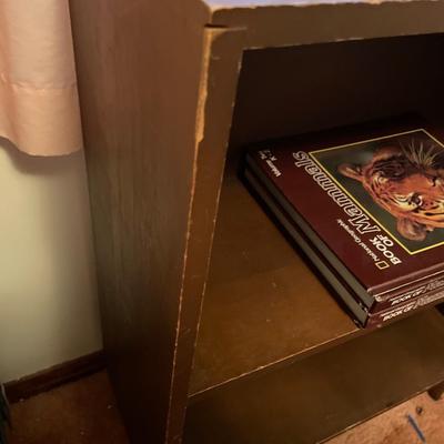 Small vintage book shelf