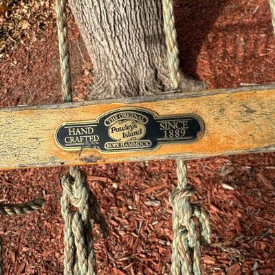 THE ORIGINAL PAWLEYS ISLAND HAND CRAFTED ROPE HAMMOCK