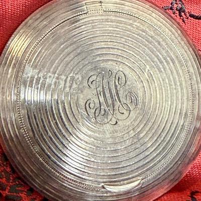 Vintage Silver Sterling Compact Pendant