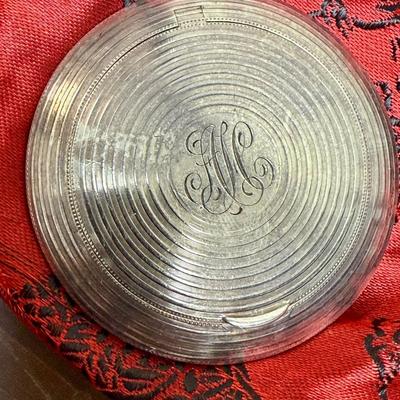 Vintage Silver Sterling Compact Pendant
