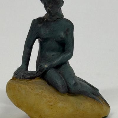 Seated Mermaid Figurine - The Little Mermaid