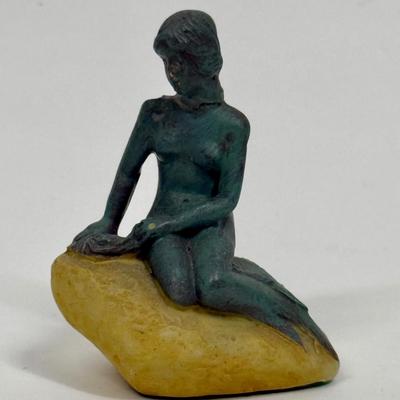 Seated Mermaid Figurine - The Little Mermaid