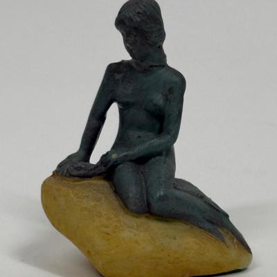 Seated Mermaid Figurine - The Little Mermaid
