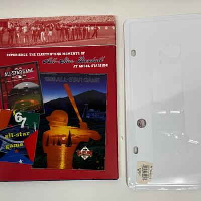 Angels Baseball All-Star History Book and License Plate