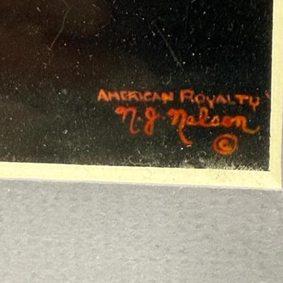 "American Royalty" Framed Photograph by N J Nelson
