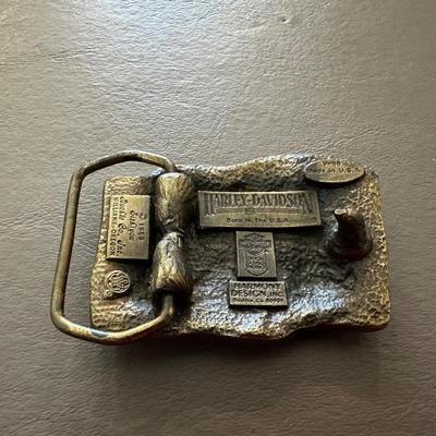 1988 HARLEY DAVIDSON BELT BUCKLE