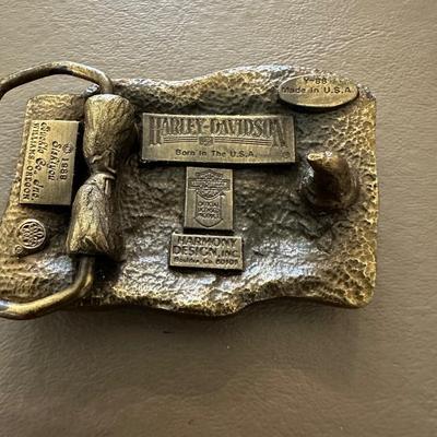 1988 HARLEY DAVIDSON BELT BUCKLE