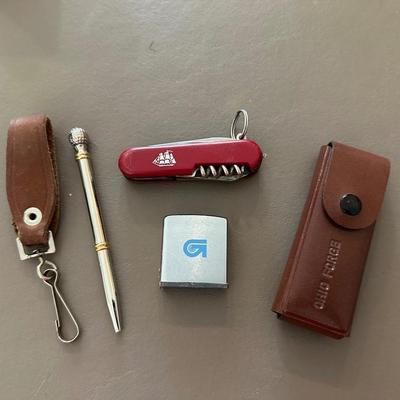 OHIO FORGE MULTI TOOL WITH CASE, MULTI FUNCTION POCKET KNIFE, SMALL TAPE MEASURE AND MORE