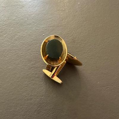 CUFF LINKS, TIE AND STAG LAPEL PIN