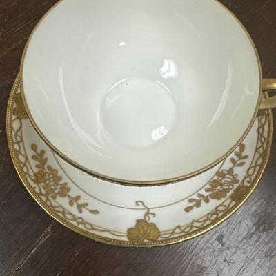 Hand painted Nippon Tea cup and saucer