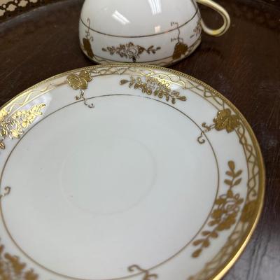 Hand painted Nippon Tea cup and saucer