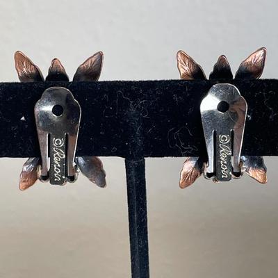 Renoir Signed Vintage Earrings
