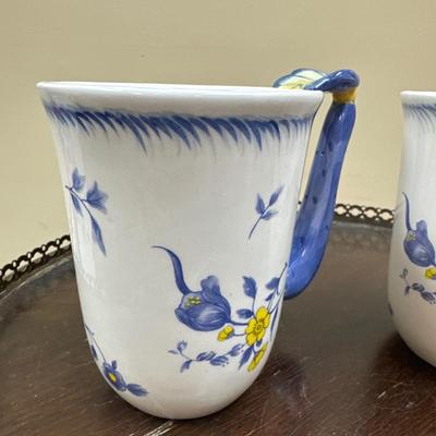 Spode Imperial Garden coffee mugs for 2