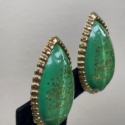 Vintage Thermoplastic Earrings