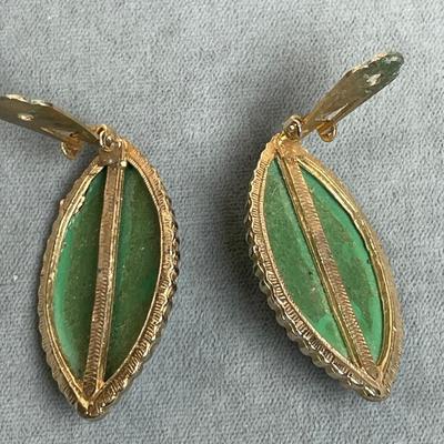 Vintage Thermoplastic Earrings