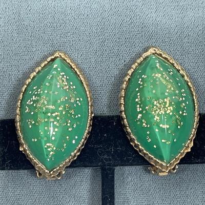 Vintage Thermoplastic Earrings