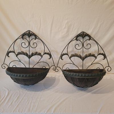 Metal Wall Mounted Plant Holders (LR- EL)