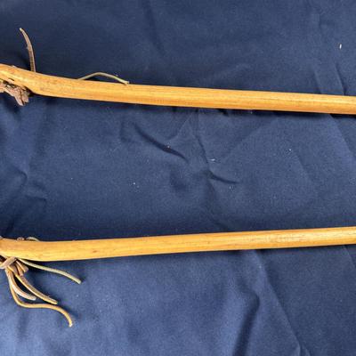 Vintage Patterson Tuscarora Indian Nation Wooden Lacrosse Sticks