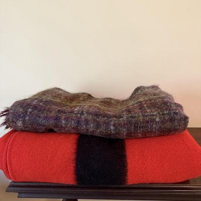 Two Wool Blankets - Nessa Warner & Early’s Witney Point Blankets (GB-BM)