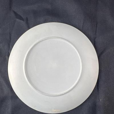 Wedgwood 1977 Silver Jubilee Blue Jasperware Plate Queen Elizabeth II 8”