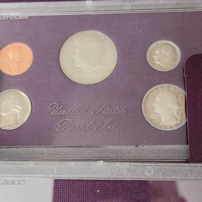 9 sets of United States Mint Proof Sets 1984,85,86,87,88,89,91,92,93