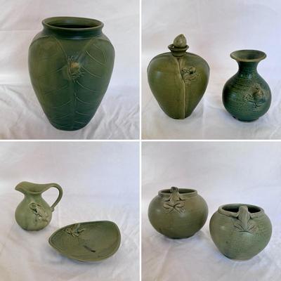 Matte Green Frog and Lizard Pottery (DR-DZ)