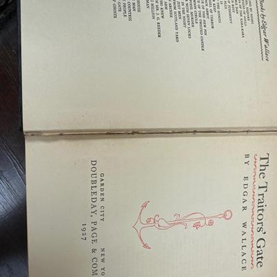 First edition The Traitors’ Gate by Edgar Wallace