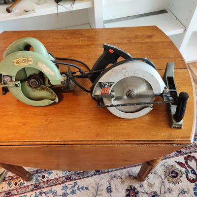 2 Circular Hand Saws Skilsaw Rockwell Rasp Plane