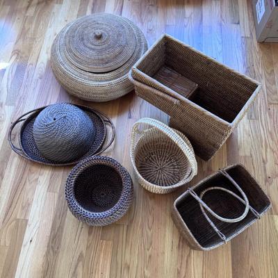 Stair Step Basket, Lidded Basket, and More (DR-DZ)