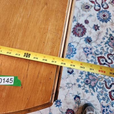 Vintage Dropleaf Table 51x41 28X41 w Leaves down