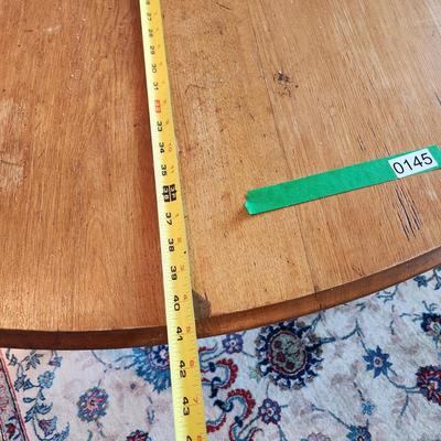 Vintage Dropleaf Table 51x41 28X41 w Leaves down