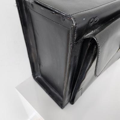 Large Leather Briefcase with Locks by Avenues in Leather