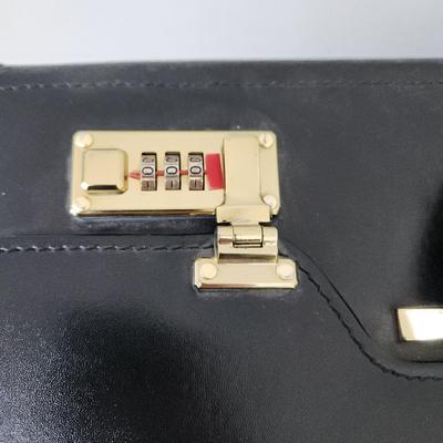 Large Leather Briefcase with Locks by Avenues in Leather