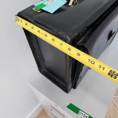 Large Leather Briefcase with Locks by Avenues in Leather