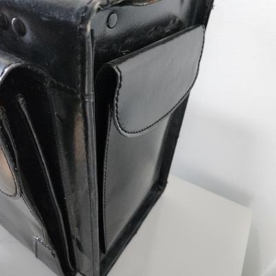 Large Leather Briefcase with Locks by Avenues in Leather