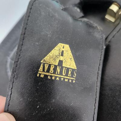 Large Leather Briefcase with Locks by Avenues in Leather