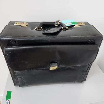 Large Leather Briefcase with Locks by Avenues in Leather