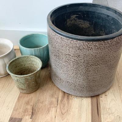 Pottery Planters Lot