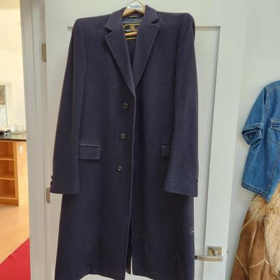 100% Pure Cashmere Overcoat Brook Street Clothes Raleighs DC