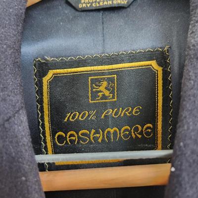 100% Pure Cashmere Overcoat Brook Street Clothes Raleighs DC