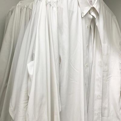 Men’s Blue & White Dress Shirts Lot