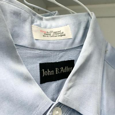 Men’s Blue & White Dress Shirts Lot