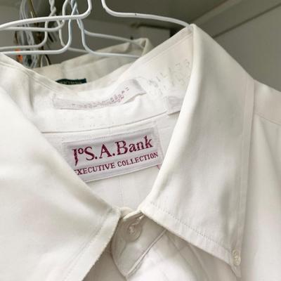 Men’s Blue & White Dress Shirts Lot