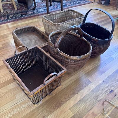 Wicker Basket Tray, Market Baskets, and More (DR-DZ)