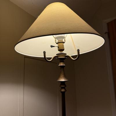 Brass Three Way Floor Lamp (GB-BM)